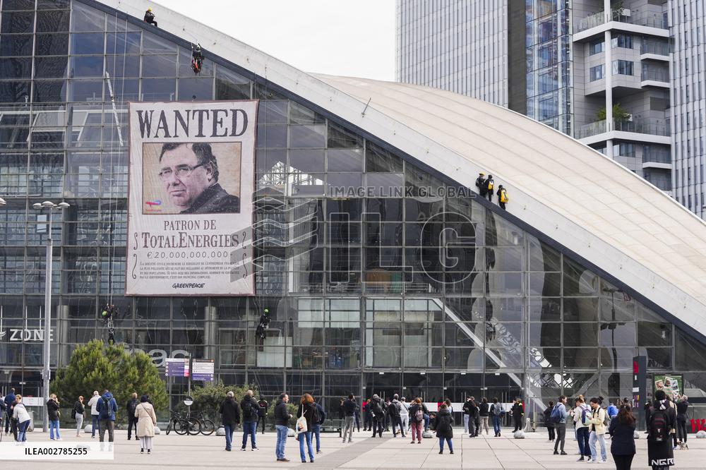 Greenpeace Action Against TotalEnergies - Paris