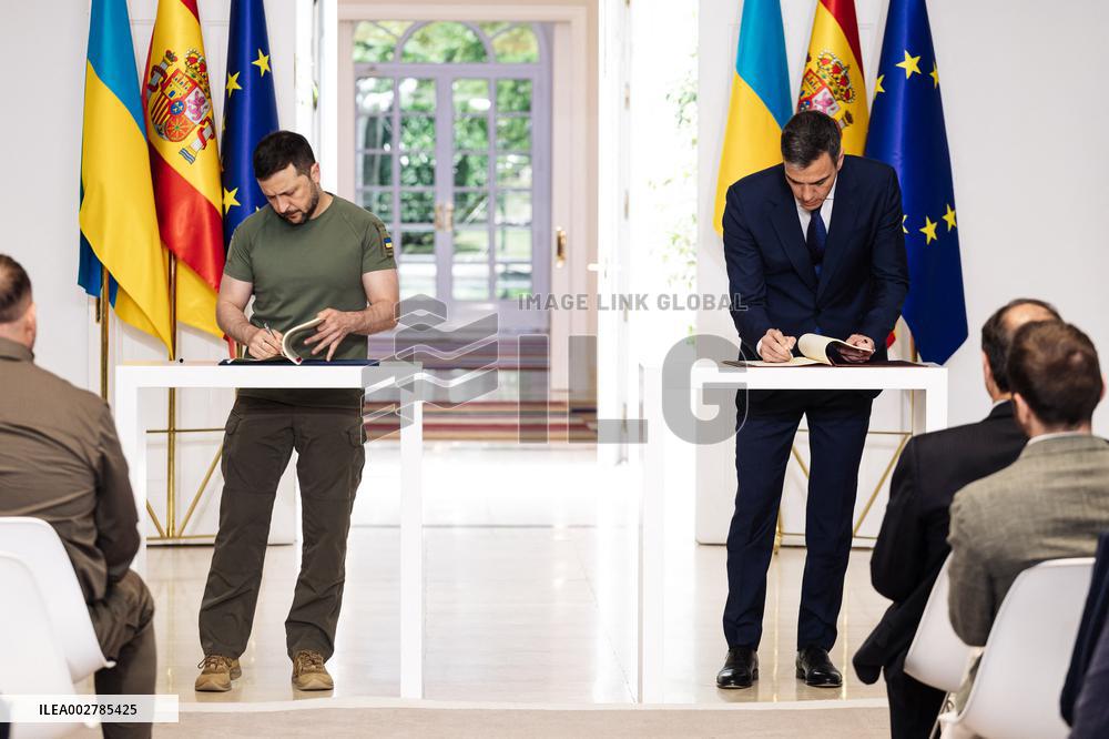 Volodimir Zelensky Visit To Spain - Madrid