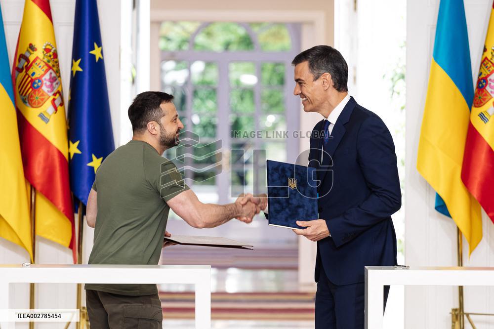 Volodimir Zelensky Visit To Spain - Madrid