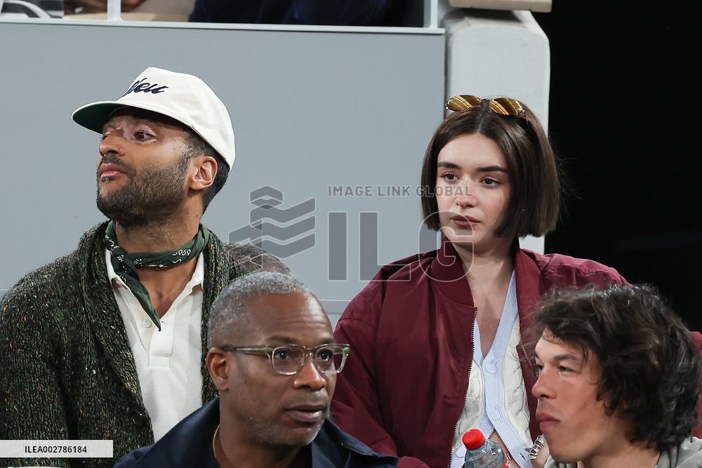 Celebrities In Stands At The 2024 French Open - Village Day Two NB