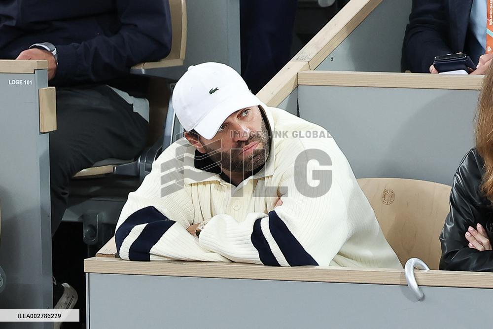 Celebrities In Stands At The 2024 French Open - Village Day Two NB