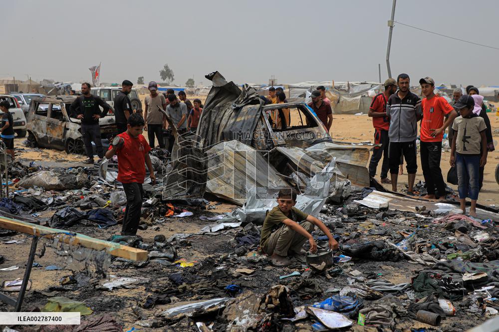 MIDEAST-GAZA-RAFAH-ISRAEL-STRIKES