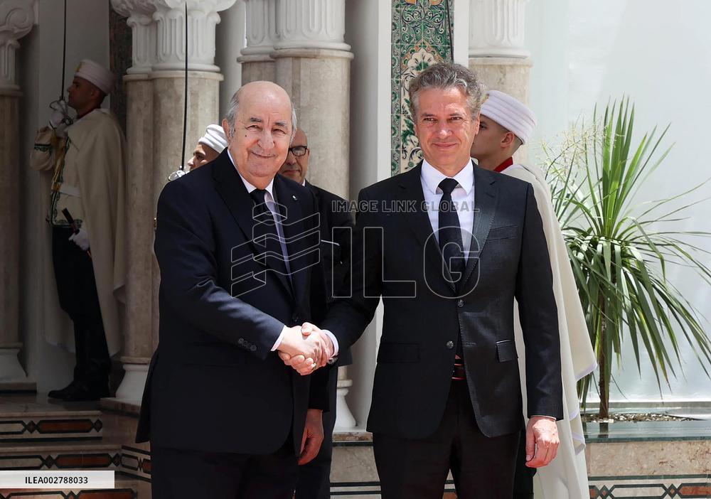 ALGERIA-ALGIERS-PRESIDENT-SLOVENIA-PM-MEETING