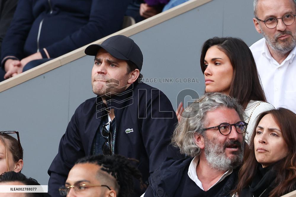 Celebrities In Stands At The 2024 French Open - Village Two NB