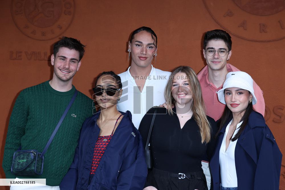 Celebrities at Village At The 2024 French Open - Village Day Two NB