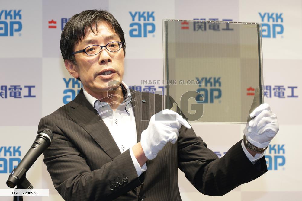 YKK AP and Kandenko/Announced business alliance