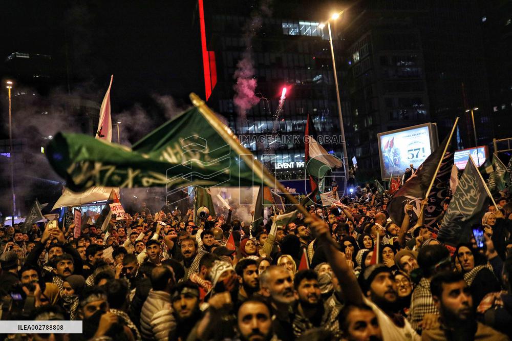 Thousands Demonstrate After Deadly Rafah Strike - Istanbul