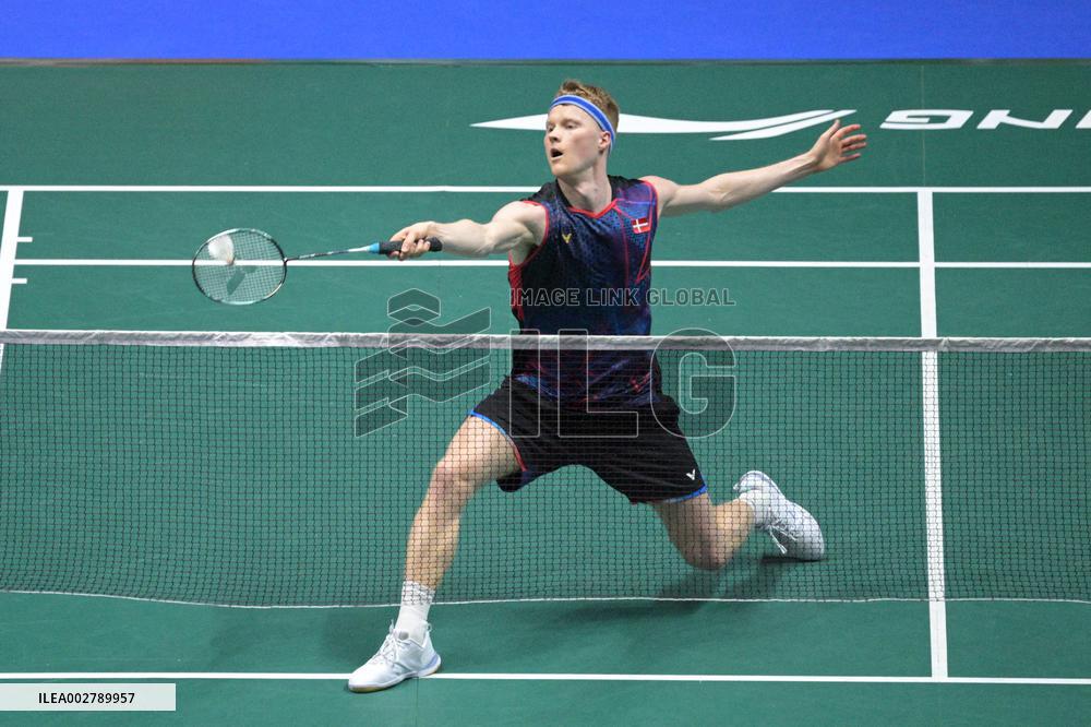 (SP)SINGAPORE-BADMINTON OPEN-MEN'S SINGLES