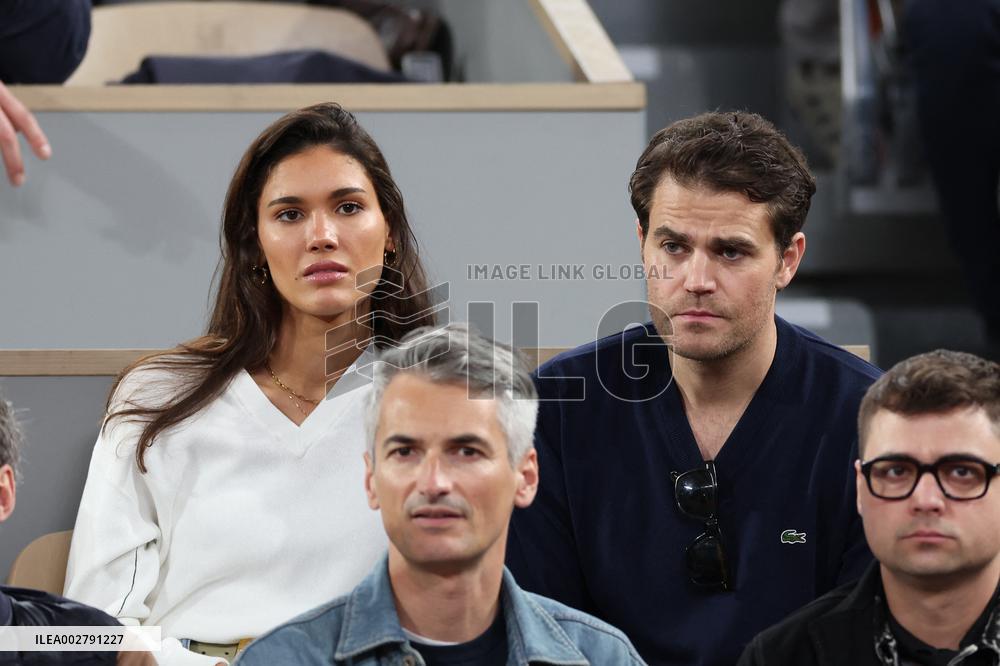 Celebrities In Stands At The 2024 French Open - Village Day Three NB