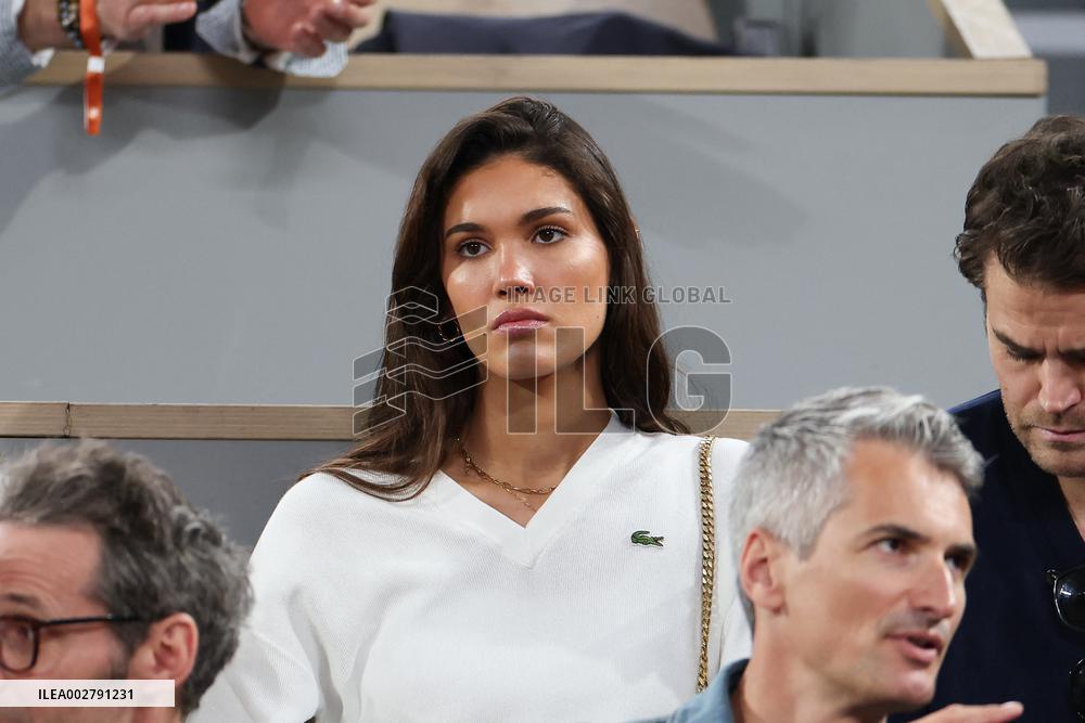 Celebrities In Stands At The 2024 French Open - Village Day Three NB