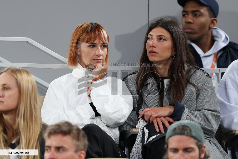 Celebrities In Stands At The 2024 French Open - Village Day Three NB
