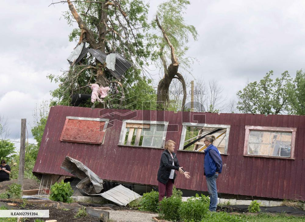 Powerful Tornado Hit Southern Quebec