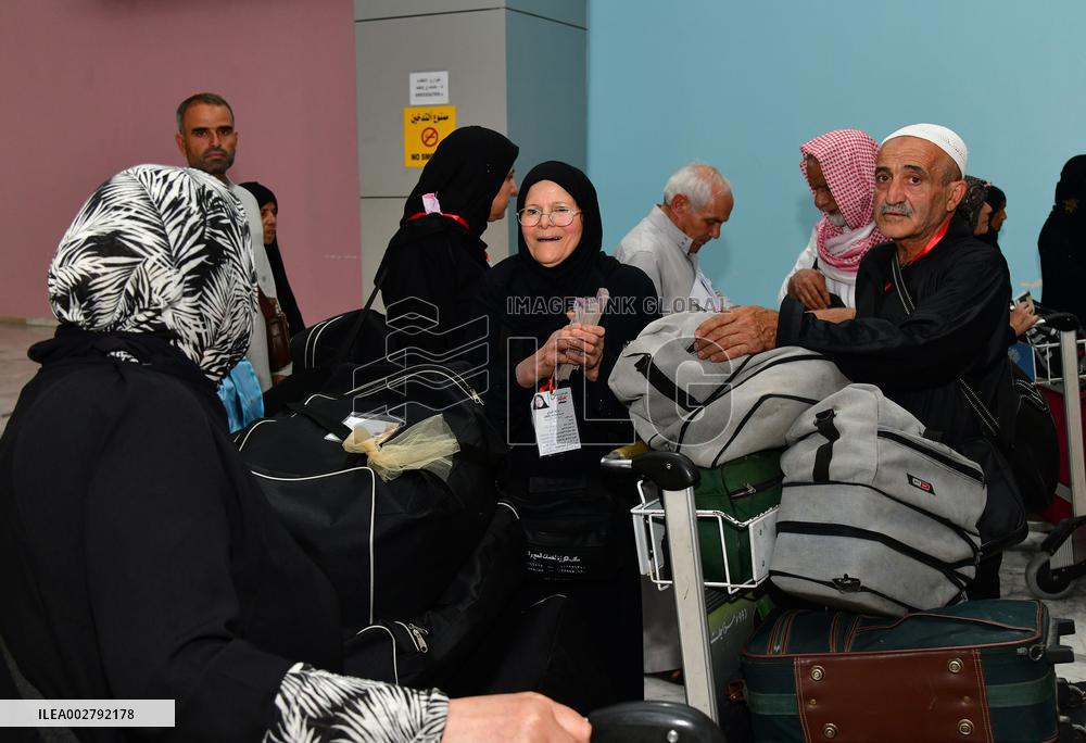 SYRIA-DAMASCUS-HAJJ PILGRIMAGE-FLIGHT-RESUMPTION