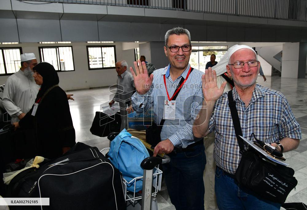 SYRIA-DAMASCUS-HAJJ PILGRIMAGE-FLIGHT-RESUMPTION