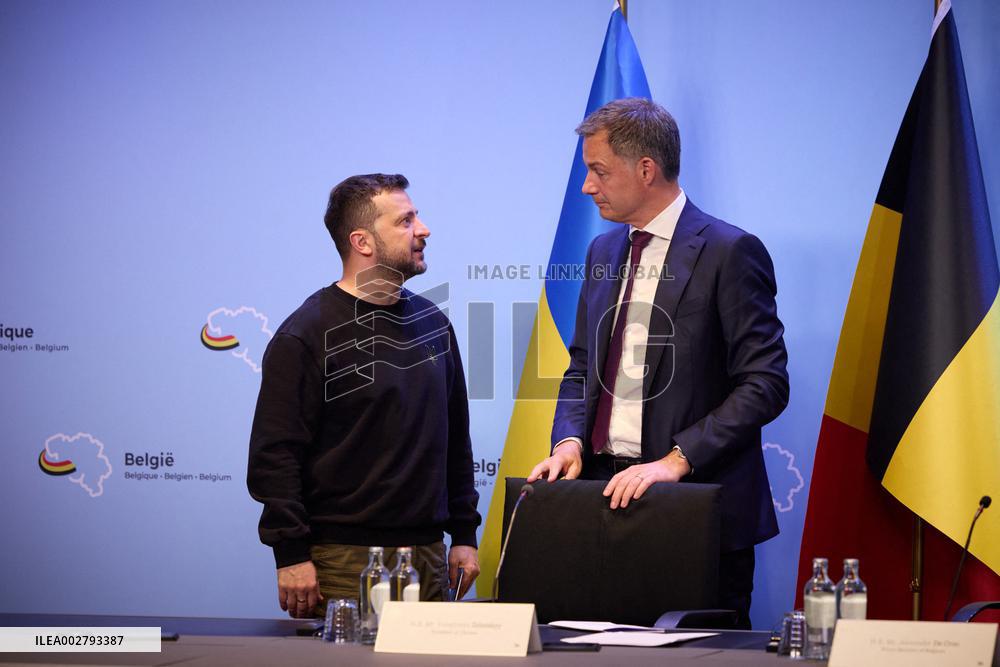 Zelensky Visits Belgium