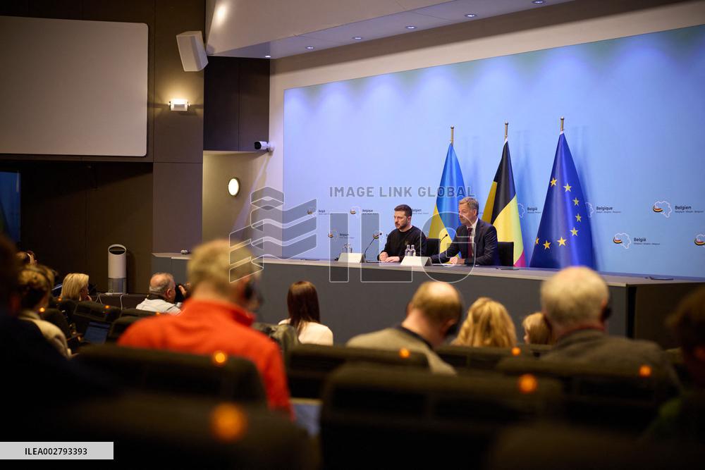 Zelensky Visits Belgium