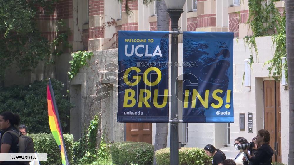 Academic workers at UC Los Angeles strike over university's handling of pro-Palestinian protests