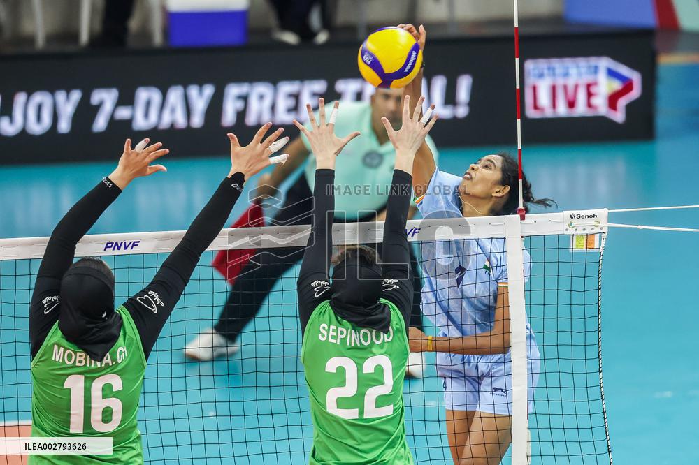(SP)THE PHILIPPINES-MANILA-VOLLEYBALL-ASIAN WOMEN'S VOLLEYBALL CHALLENGE CUP 2024-INDIA VS IRAN
