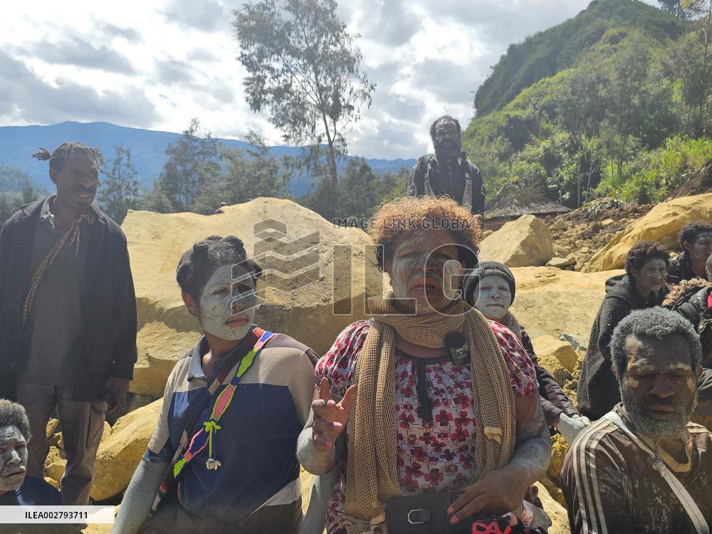 (SpotNews)PAPUA NEW GUINEA-ENGA-LANDSLIDE-AFTERMATH