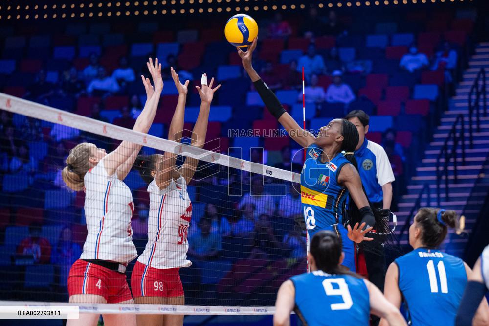 (SP)CHINA-MACAO-VOLLEYBALL-WOMEN'S NATIONS LEAGUE 2024-ITA VS FRA (CN)