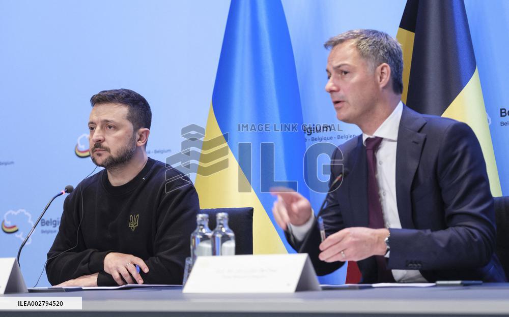 Zelensky In Brussels To Sign Bilateral Security Agreement