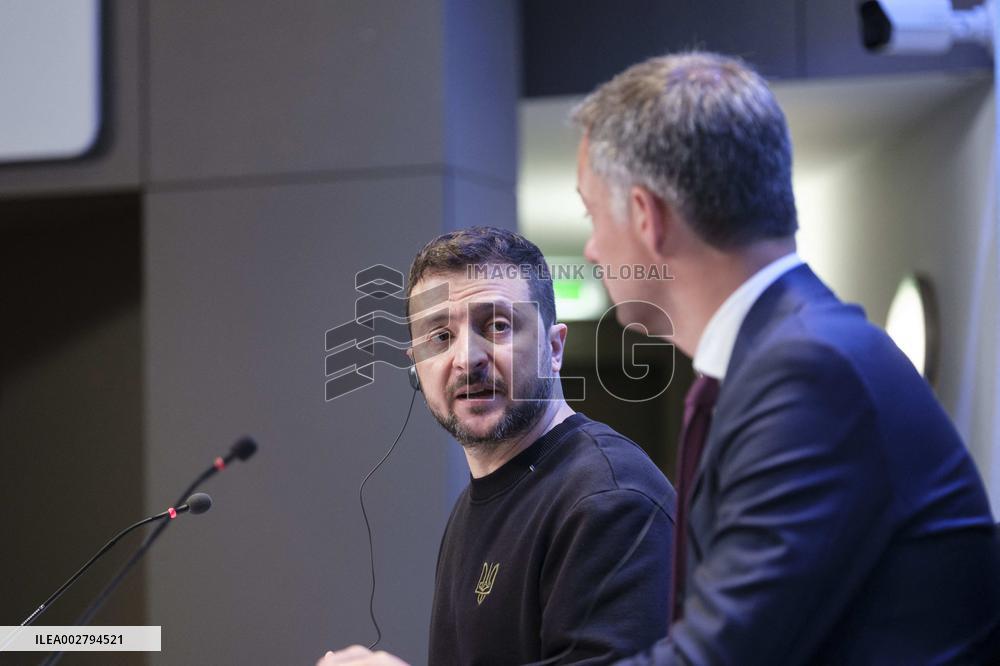 Zelensky In Brussels To Sign Bilateral Security Agreement