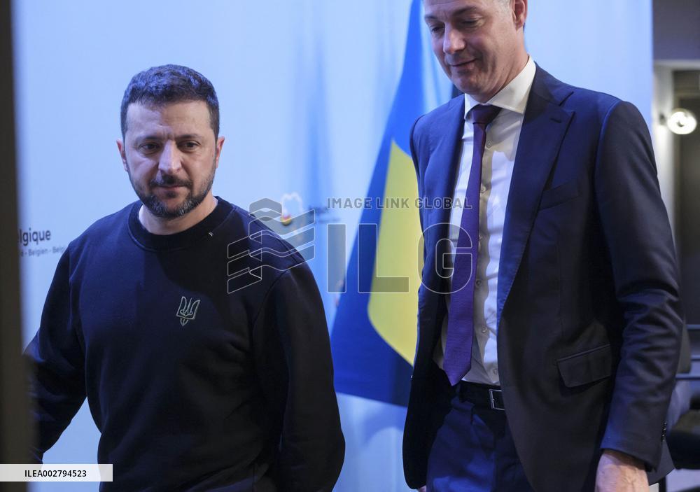 Zelensky In Brussels To Sign Bilateral Security Agreement