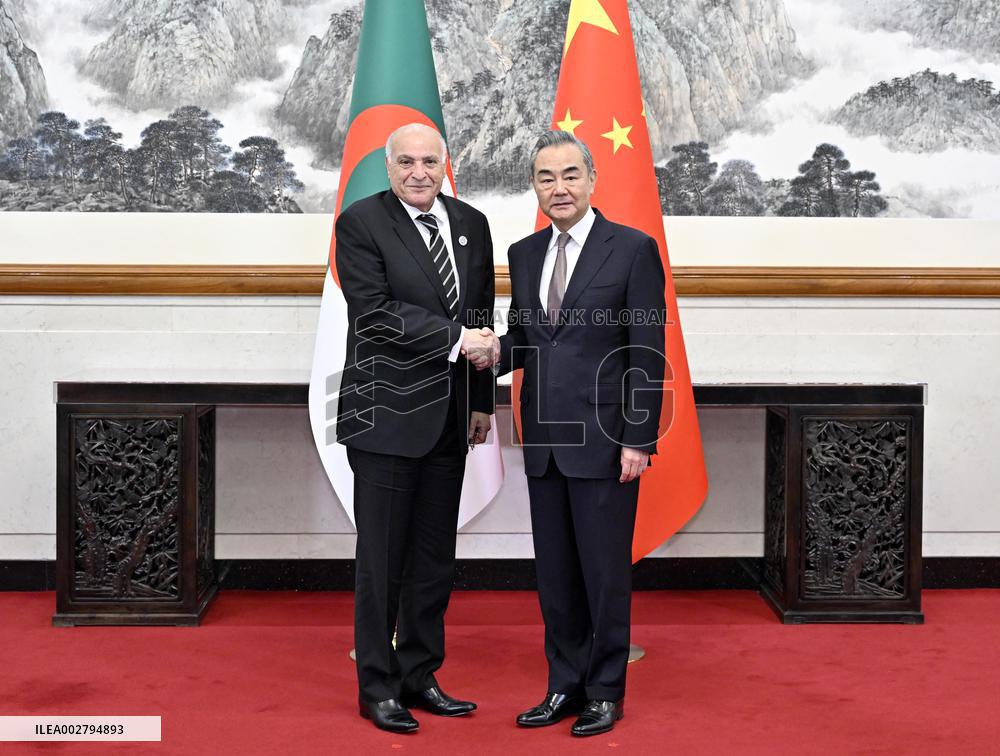 CHINA-BEIJING-WANG YI-ALGERIAN FM-MEETING (CN)