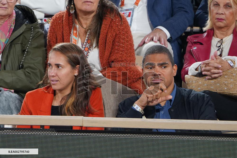 Celebrities In Stands During The 2024 French Open - Village Day Four NB