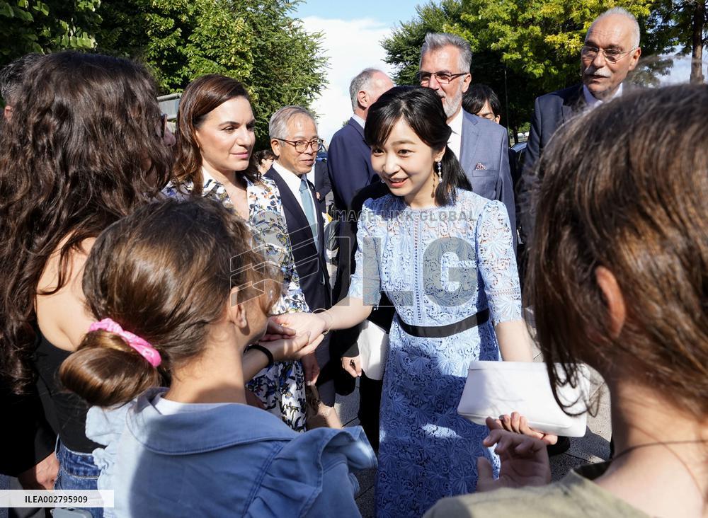 Japanese Princess Kako in Greece