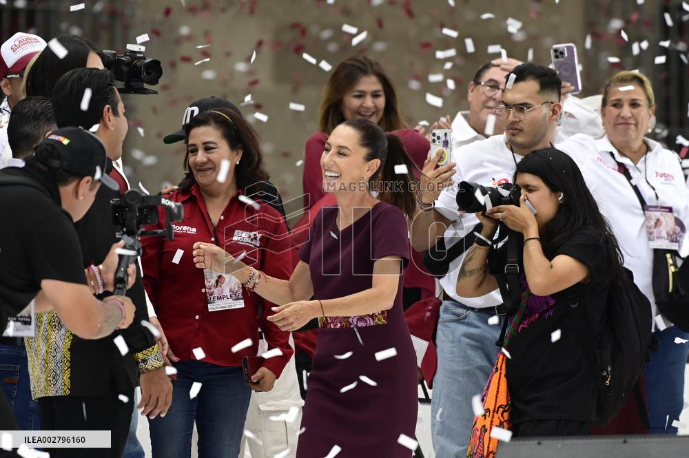 Claudia Sheinbaum Holds Final Rally - Mexico City