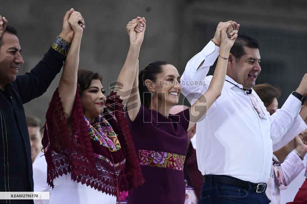 Claudia Sheinbaum Holds Final Rally - Mexico City