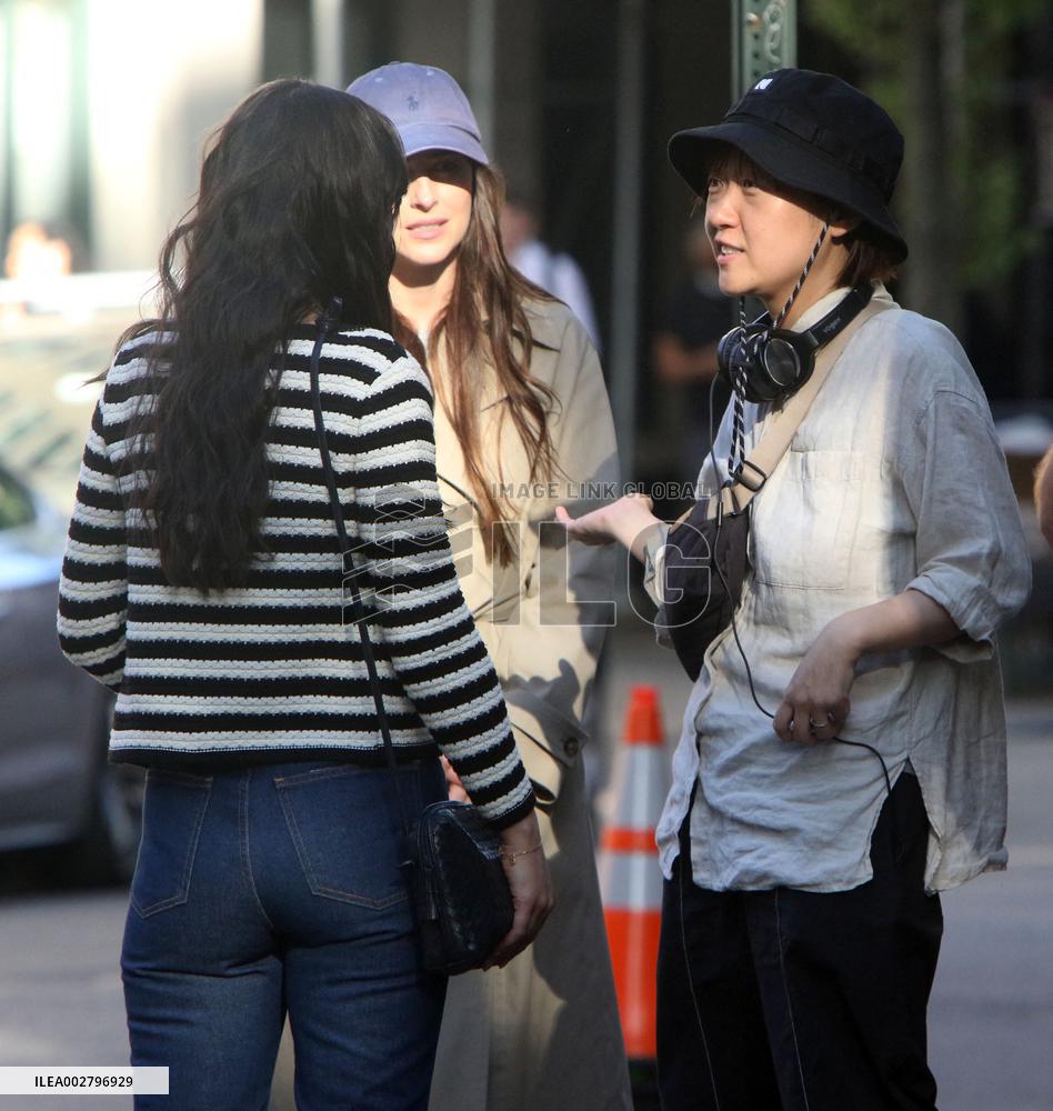 Dakota Johnson On Set - NYC