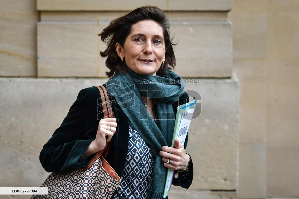 Government Meeting At Matignon - Paris