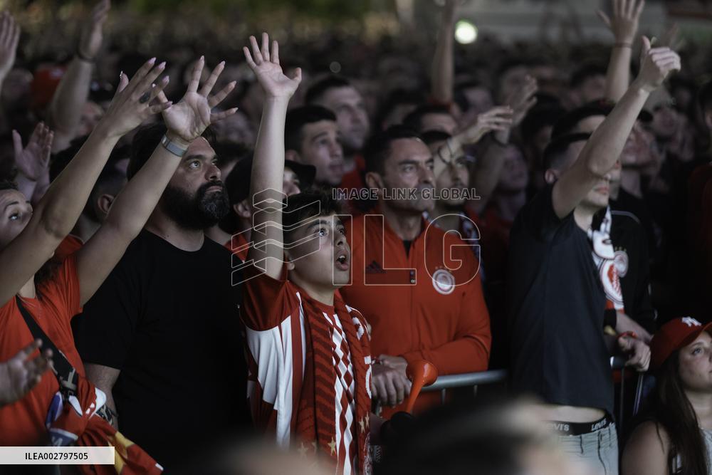 (SP)GREECE-ATHENS-FOOTBALL-CONFERENCE LEAGUE FINAL-FANS