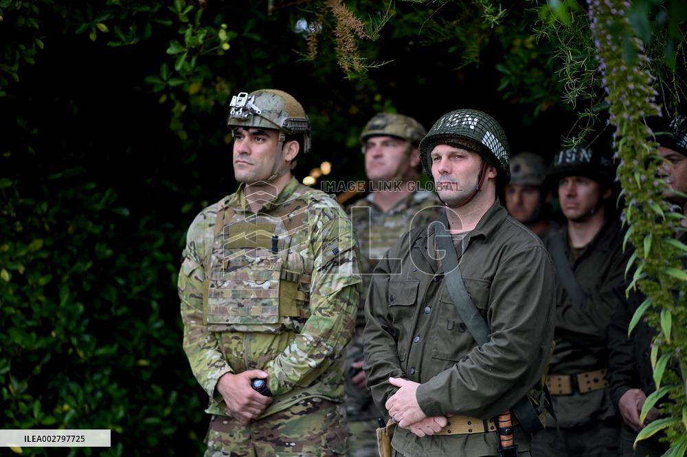 Navy Seals Memorial Inauguration - Saint-Laurent-Sur-Mer