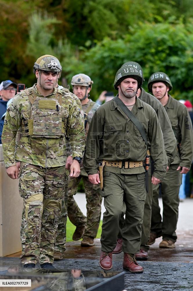 Navy Seals Memorial Inauguration - Saint-Laurent-Sur-Mer