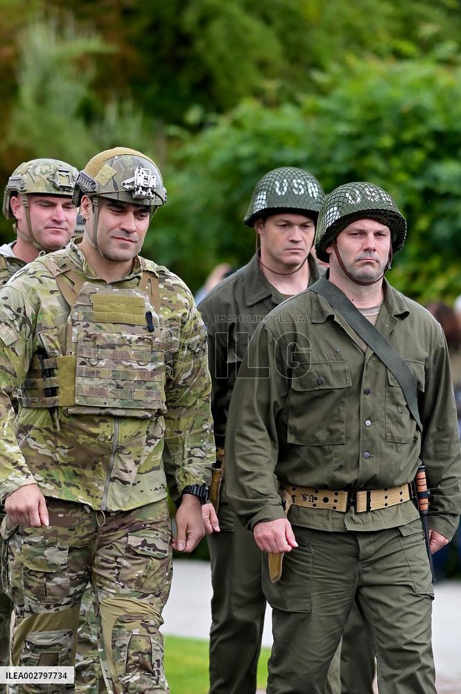 Navy Seals Memorial Inauguration - Saint-Laurent-Sur-Mer