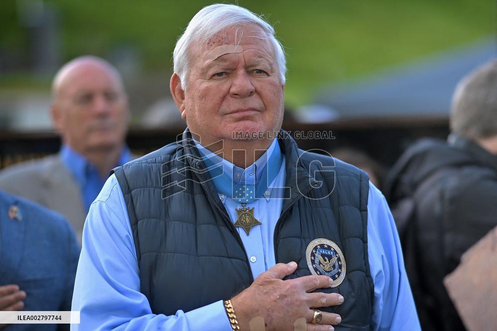 Navy Seals Memorial Inauguration - Saint-Laurent-Sur-Mer