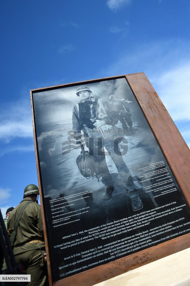 Navy Seals Memorial Inauguration - Saint-Laurent-Sur-Mer