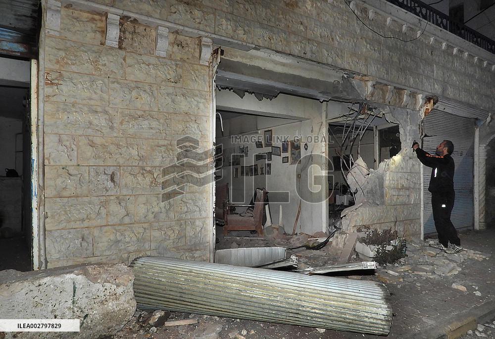 (SpotNews)SYRIA-BANIYAS-ISRAELI STRIKE-AFTERMATH