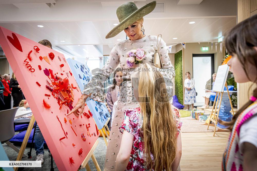 Queen Maxima At Opening Of New DSM-Firmenich HQ - Maastricht