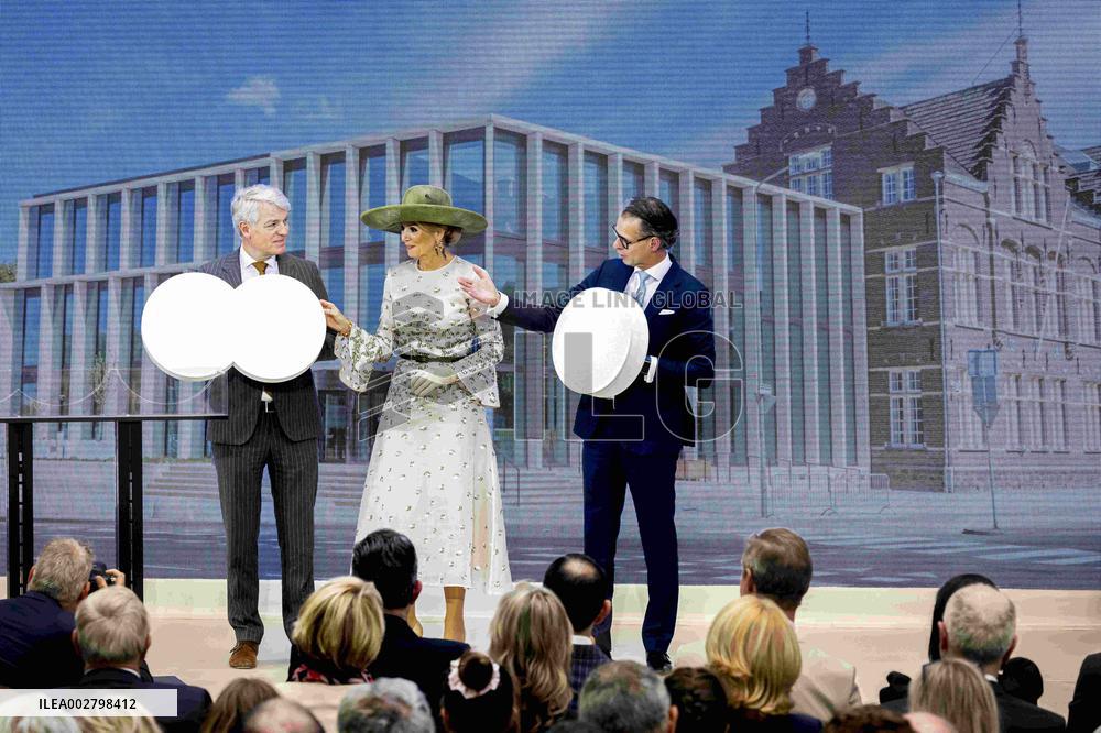 Queen Maxima At Opening Of New DSM-Firmenich HQ - Maastricht