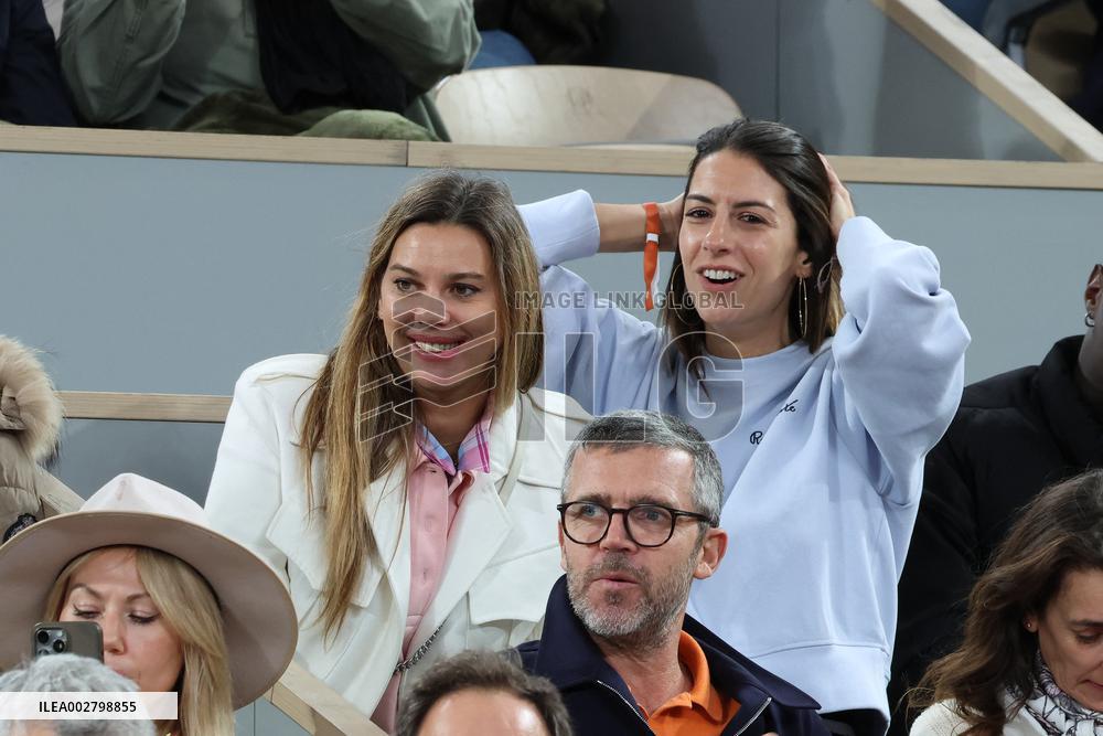 Celebrities In Stands During The 2024 French Open - Village Day Five NB