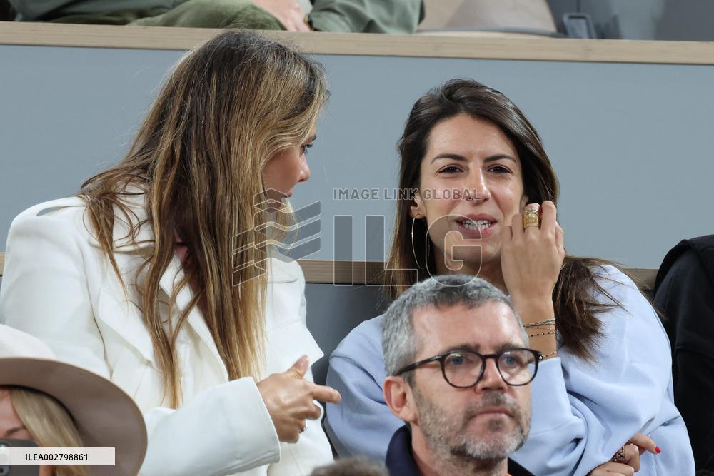 Celebrities In Stands During The 2024 French Open - Village Day Five NB