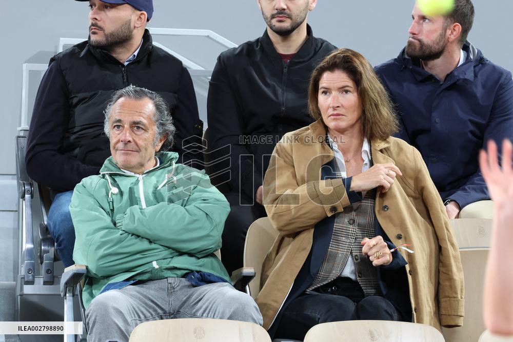 Celebrities In Stands During The 2024 French Open - Village Day Five NB
