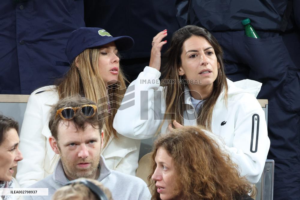 Celebrities In Stands During The 2024 French Open - Village Day Five NB
