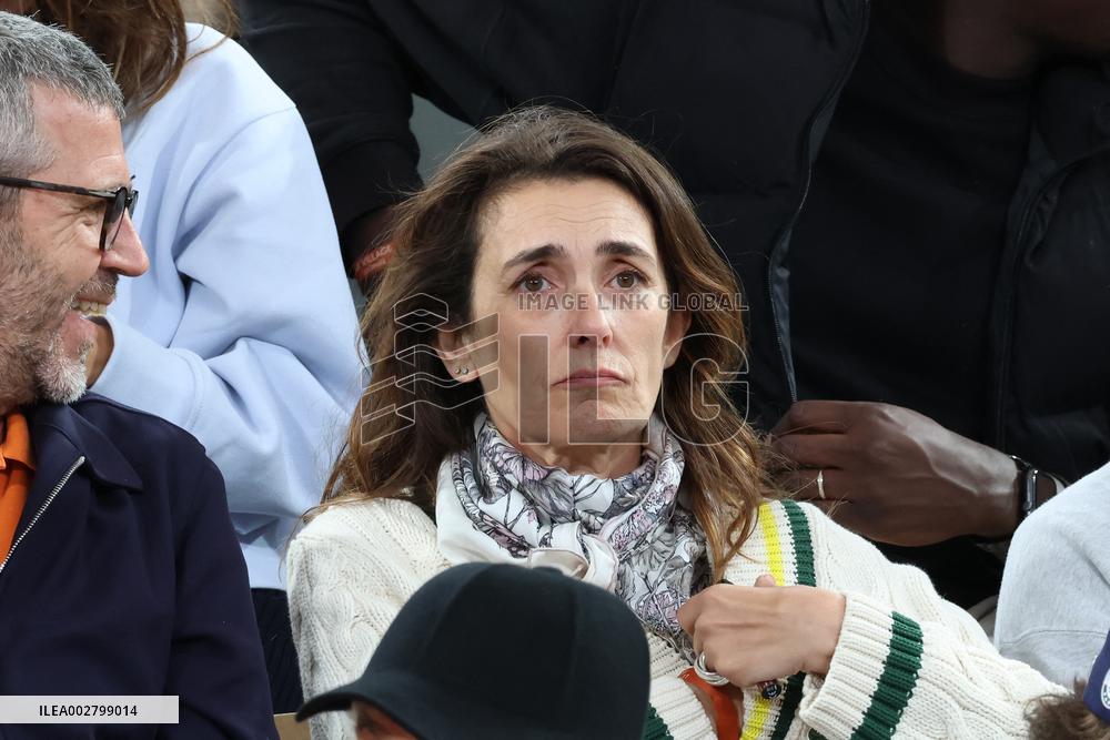 Celebrities In Stands During The 2024 French Open - Village Day Five NB