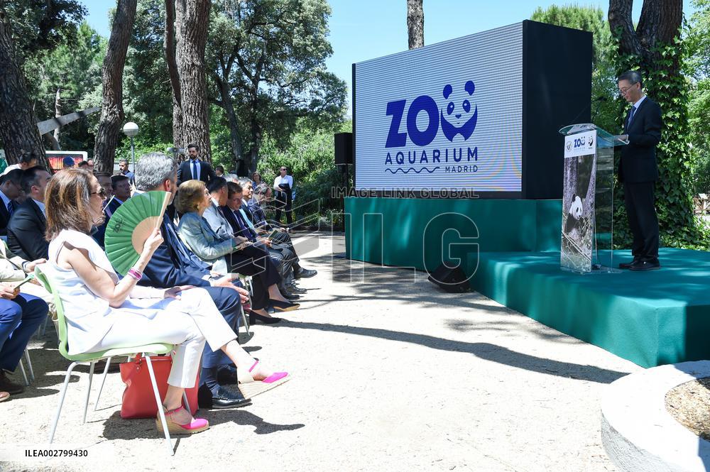 SPAIN-MADRID-NEW GIANT PANDA COUPLE-DEBUT