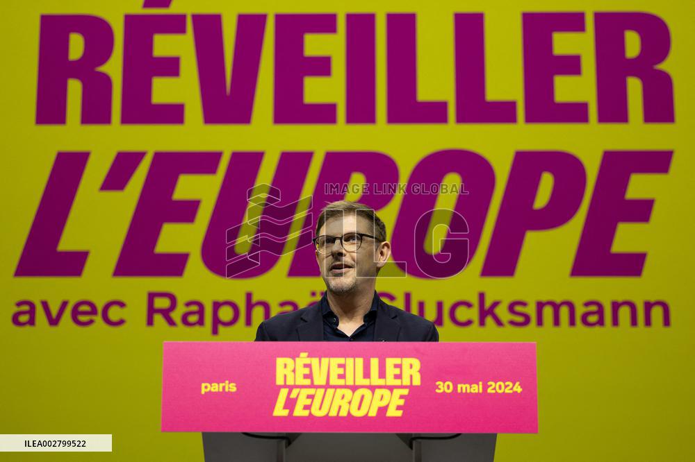 Place Publique and Socialist Party Campaign Meeting - Paris